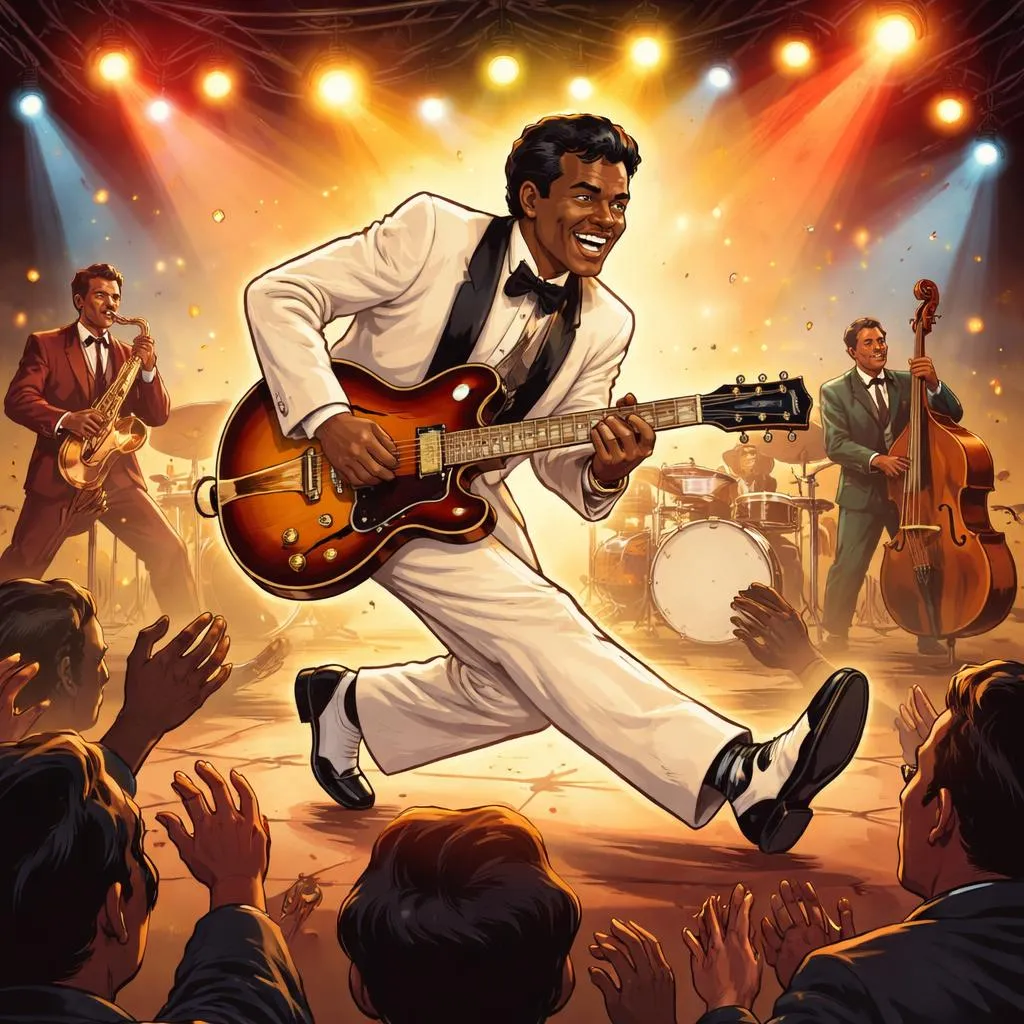 Which Guitar Hero Invented the Duck Walk and Rock and Roll? Celebrity Story: Chuck Berry