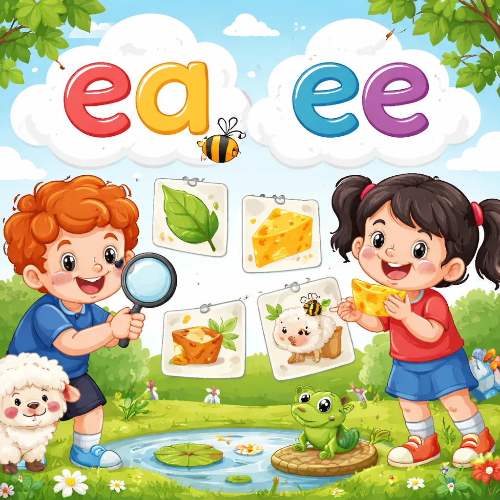 Which Helpful EA and EE Sound Words List Helps Kids Master This Long E Pattern?