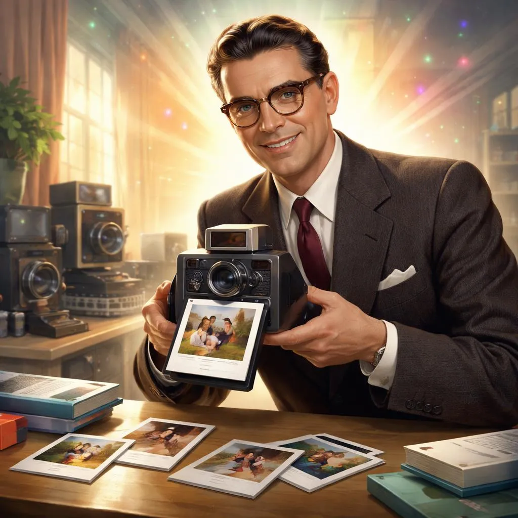 Which Inventor Created a Camera That Spit Out a Photo in 60 Seconds and Changed Instant Photography? Celebrity Story: Edwin Land