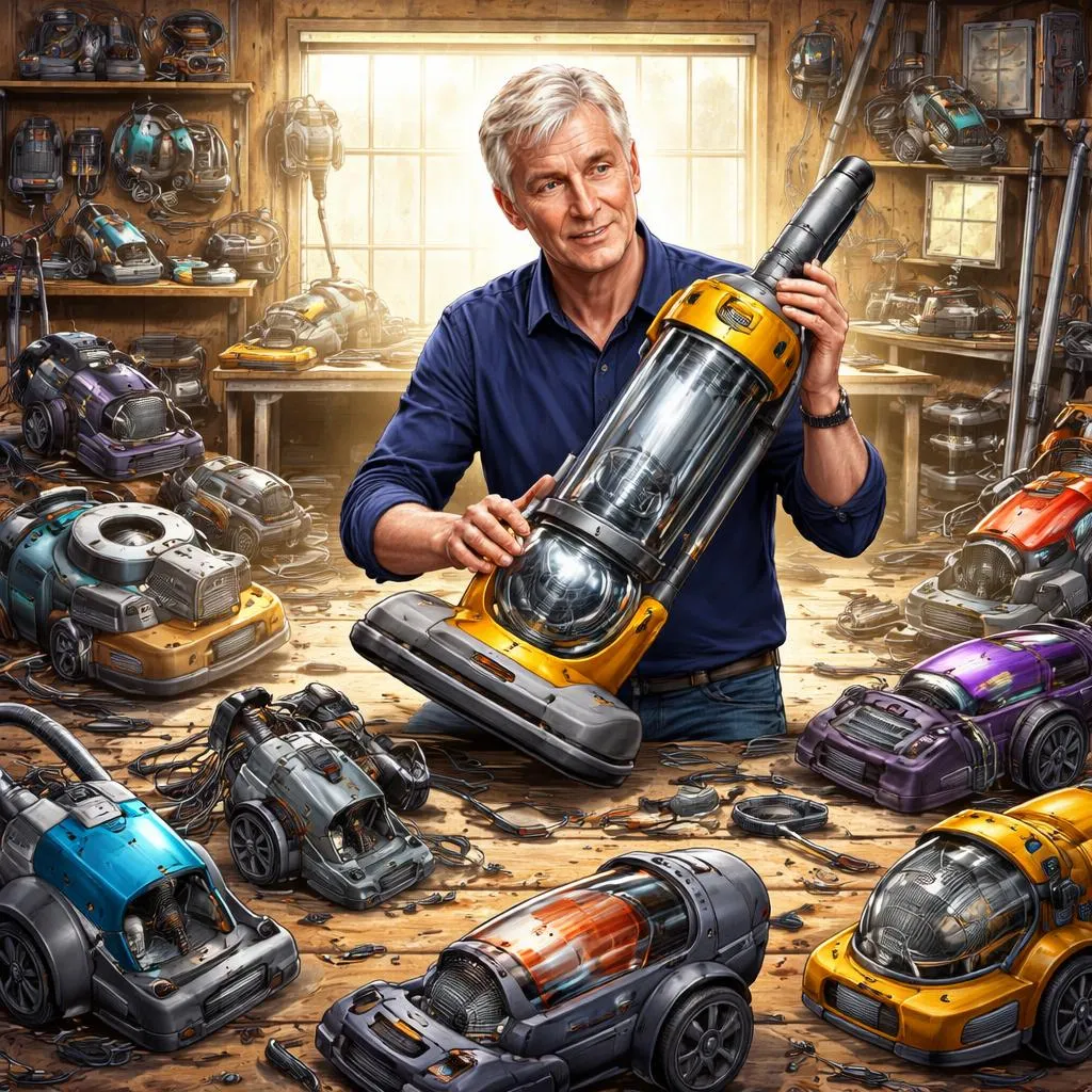 Qual Inventor Fez Mais de 5.000 Aspiradores de Pó Falhados Antes de Finalmente Criar Um Que Não Perdesse Sucção? História de Celebridade: James Dyson