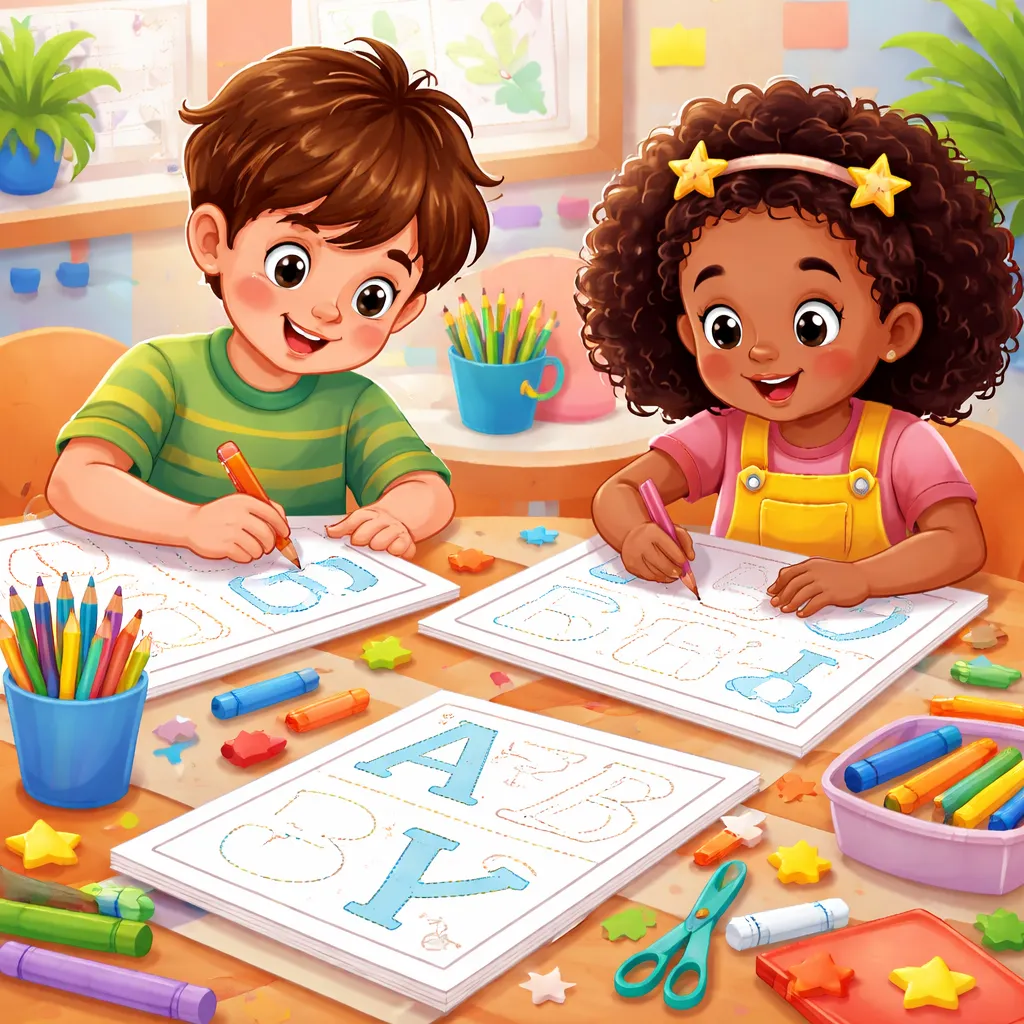 哪些可打印的字母描红练习纸可以帮助孩子们建立强大的书写技能？