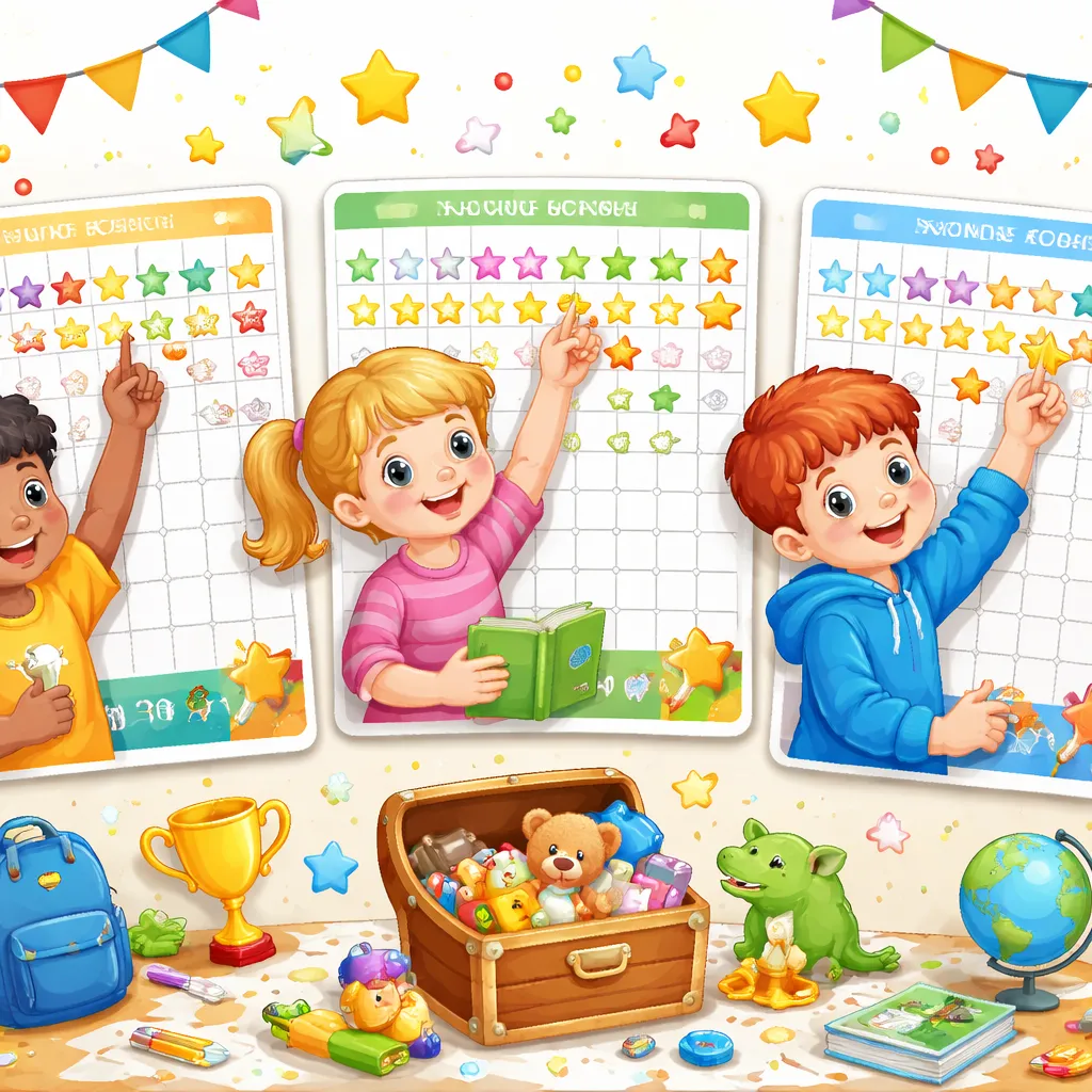 Which Printable Reward Charts for English Learning Motivate Kids to Practice and Achieve Their Goals?