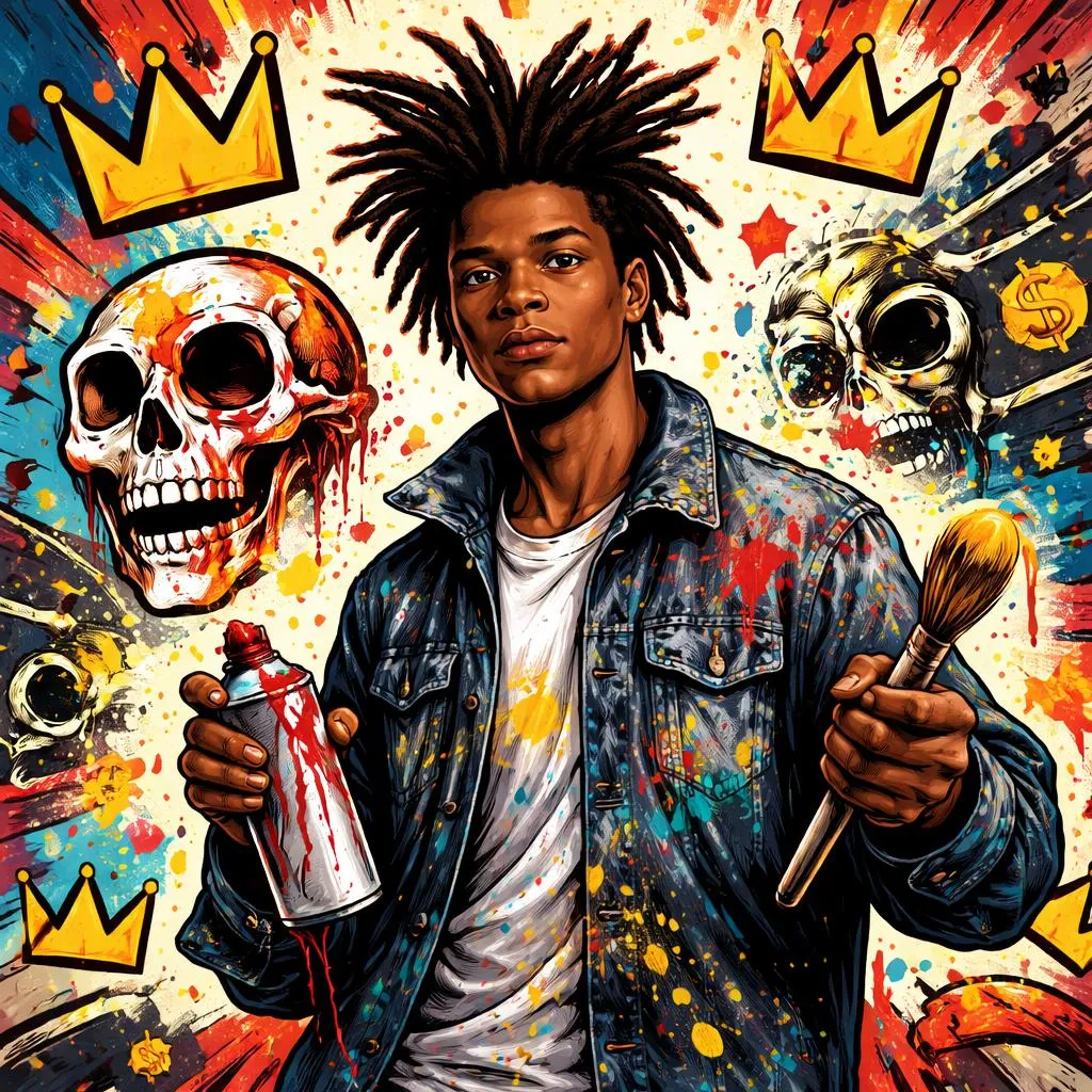 Which Teenage Runaway Painted Crowns and Skulls and Became a Legend? Celebrity Story: Jean-Michel Basquiat