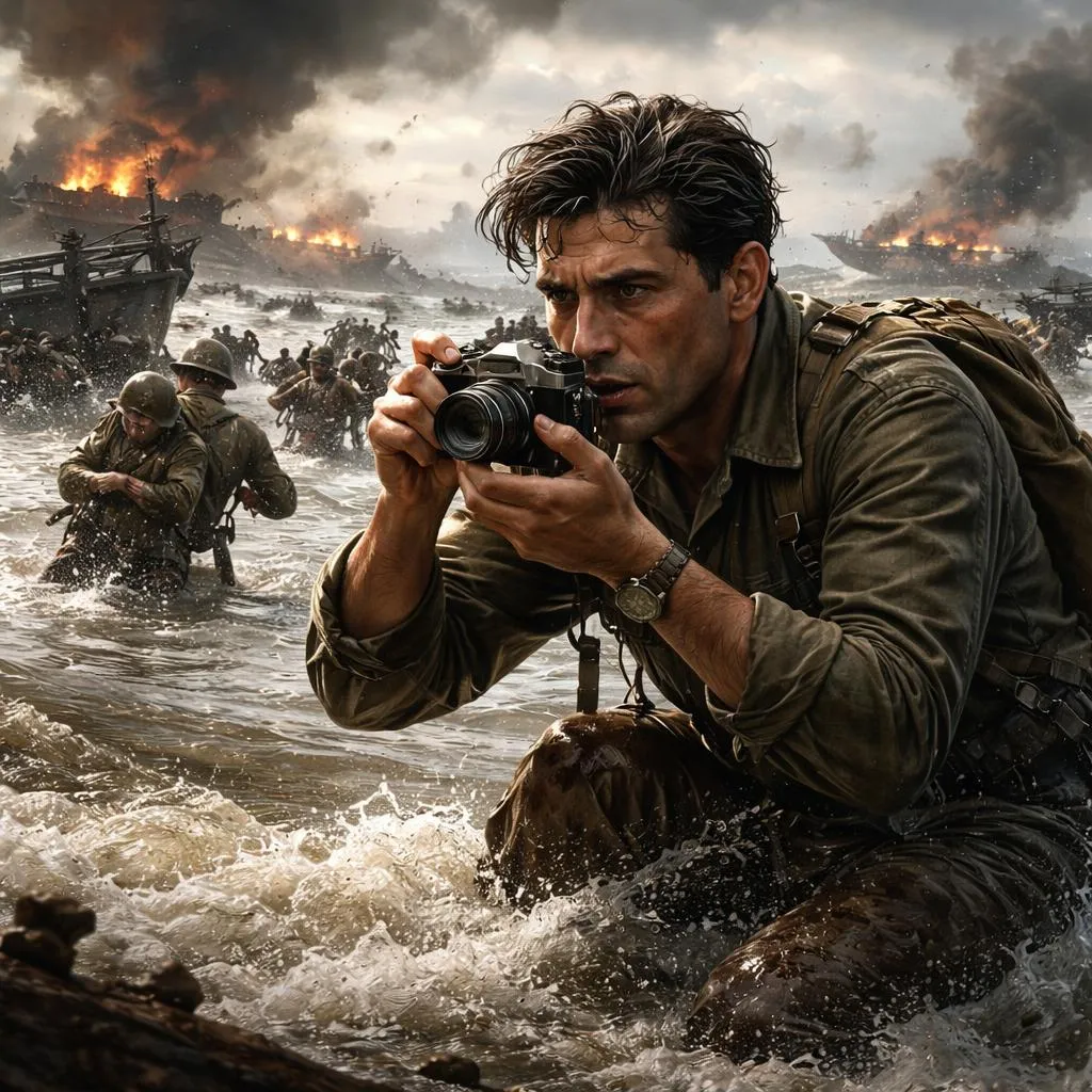 Which War Photographer Risked His Life to Capture the "Magnificent Eleven" on D-Day? Celebrity Story: Robert Capa