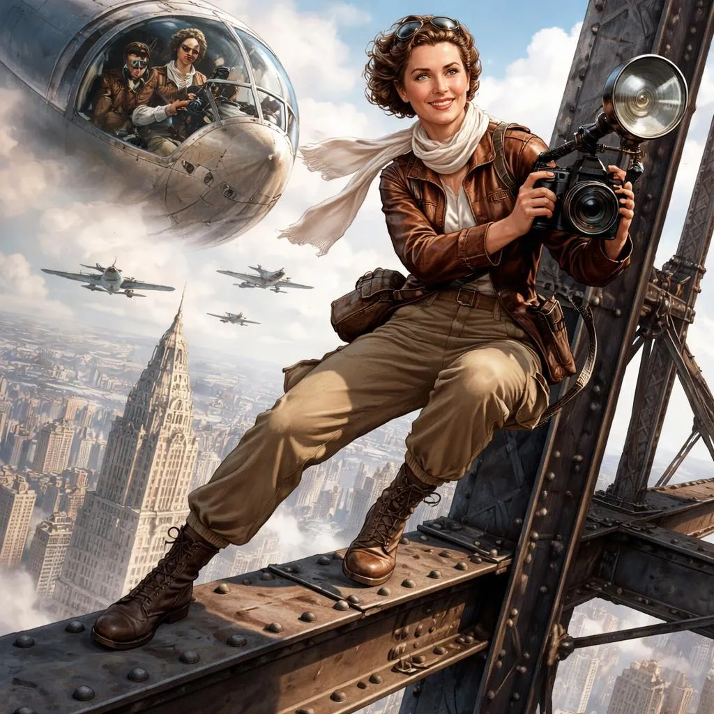 Which Woman Photographer Climbed Skyscrapers and Flew in Bombers to Get the Shot? Celebrity Story: Margaret Bourke-White