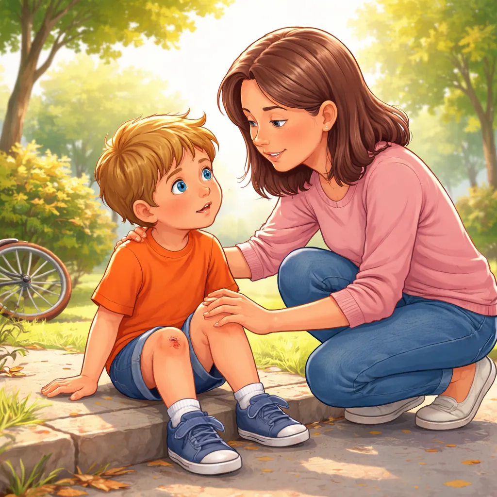 Which Words Are Best to Say When Child Falls Down in English to Offer Comfort and Calm?
