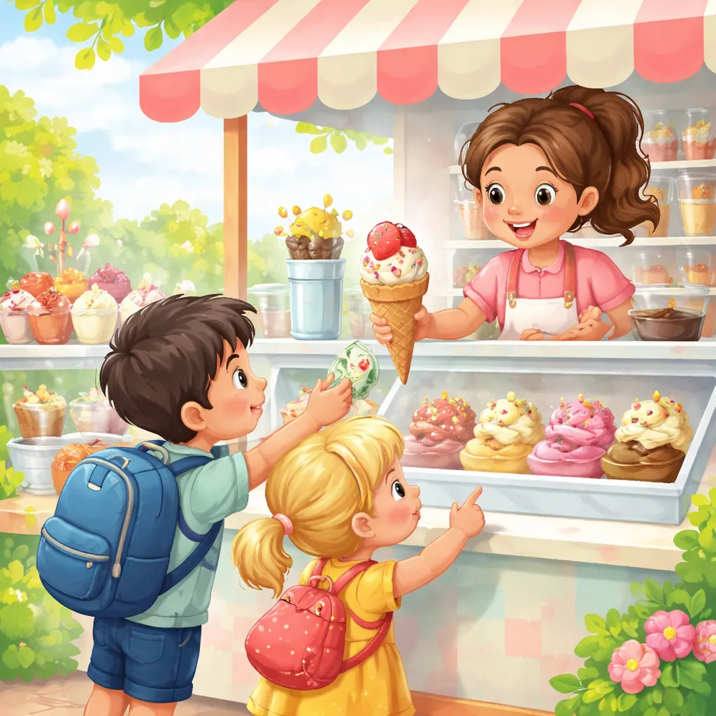 Quais Palavras para Pedir Sorvete em Inglês para Crianças Tornam a Experiência Doce e Bem-sucedida?