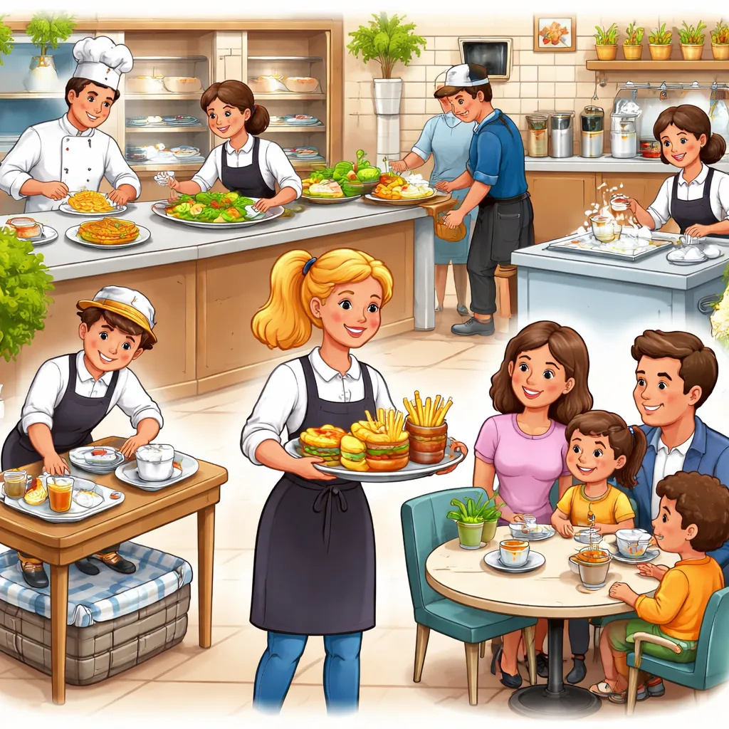 Who Brings Us Our Meal? Discovering the Jobs People Do in a Restaurant!