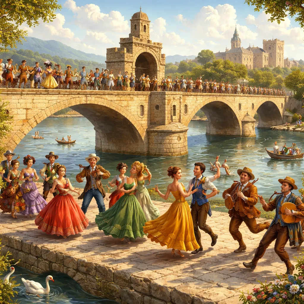 ¿Quién baila en el puente de la canción francesa 'Sur le pont d'Avignon'?