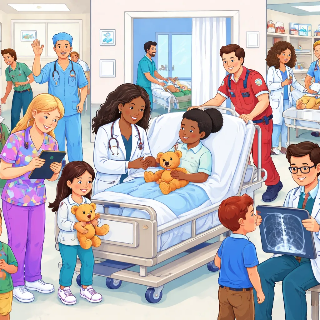 Who Helps You Feel Better? Learning About Jobs People Do in a Hospital!