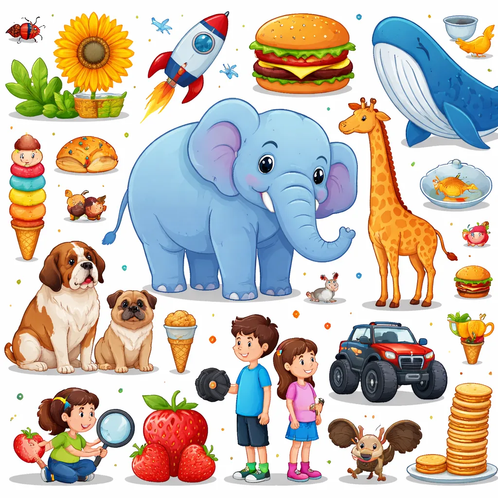 Siapa yang Lebih Besar? Siapa yang Paling Besar? Pelajari 100 Perbandingan dan Superlatif yang Menyenangkan!