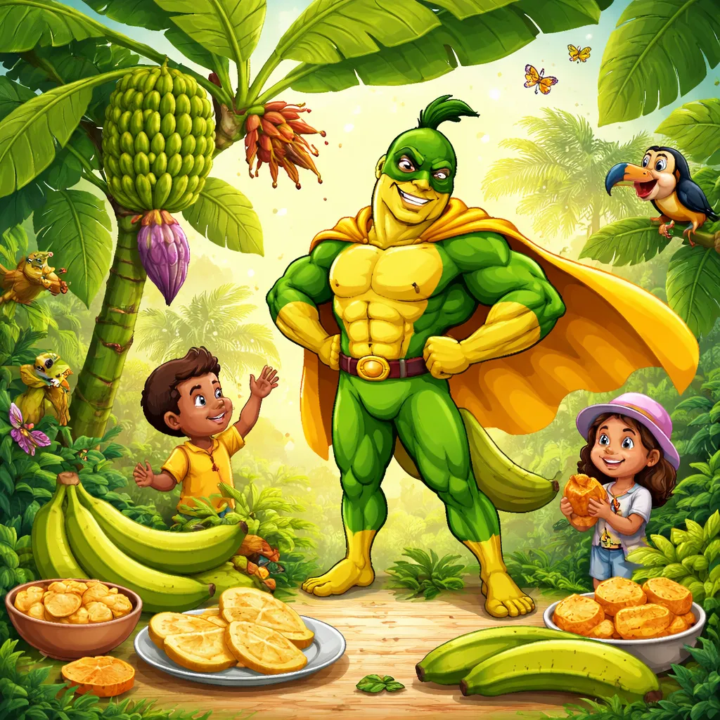 Siapa Sepupu Pahlawan Super Bertepung Pisang? Mari Belajar tentang Tanaman Pisang Tanduk!