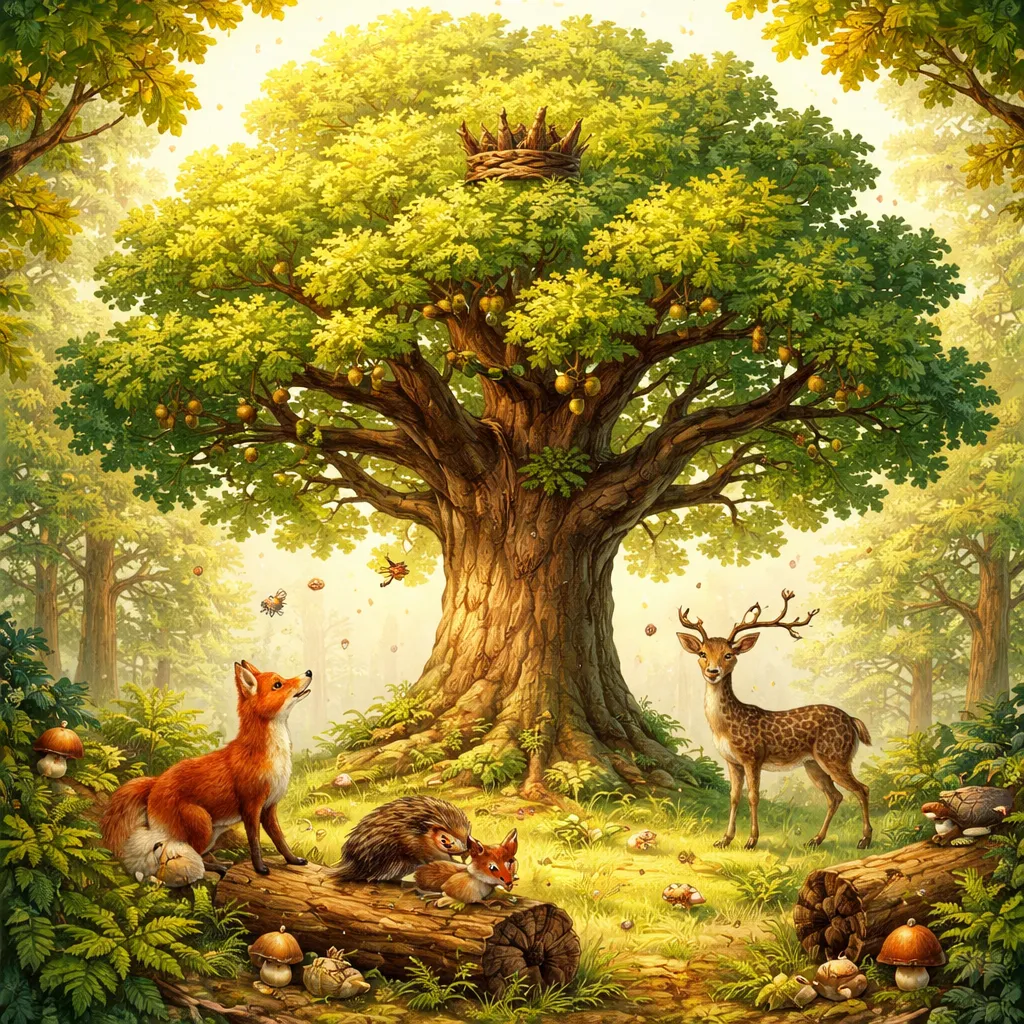 Siapa Raja Hutan? Mari Belajar tentang Pohon Ek!