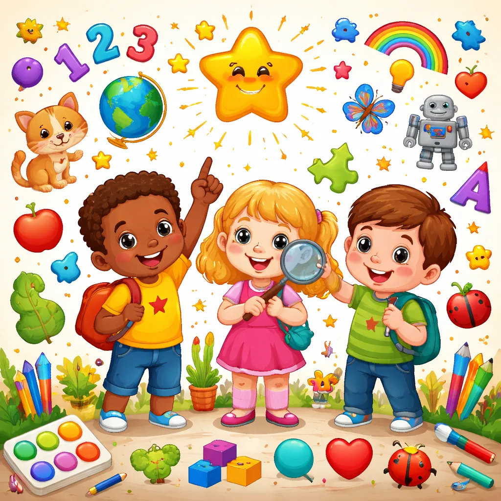 Siapa Bintangnya? Belajar Tentang 100 Subjek Paling Umum untuk Taman Kanak-Kanak!
