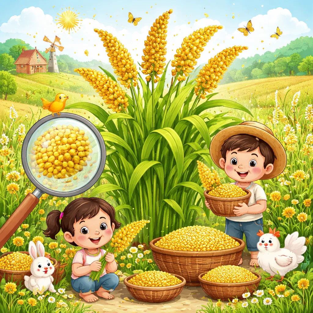 Siapa Biji Kecil dan Perkasa di Dunia? Mari Belajar tentang Tanaman Milet!