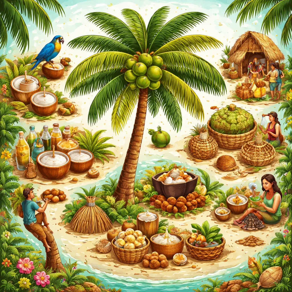 Siapa Pohon Seribu Kegunaan? Mari Belajar tentang Tanaman Pohon Kelapa!