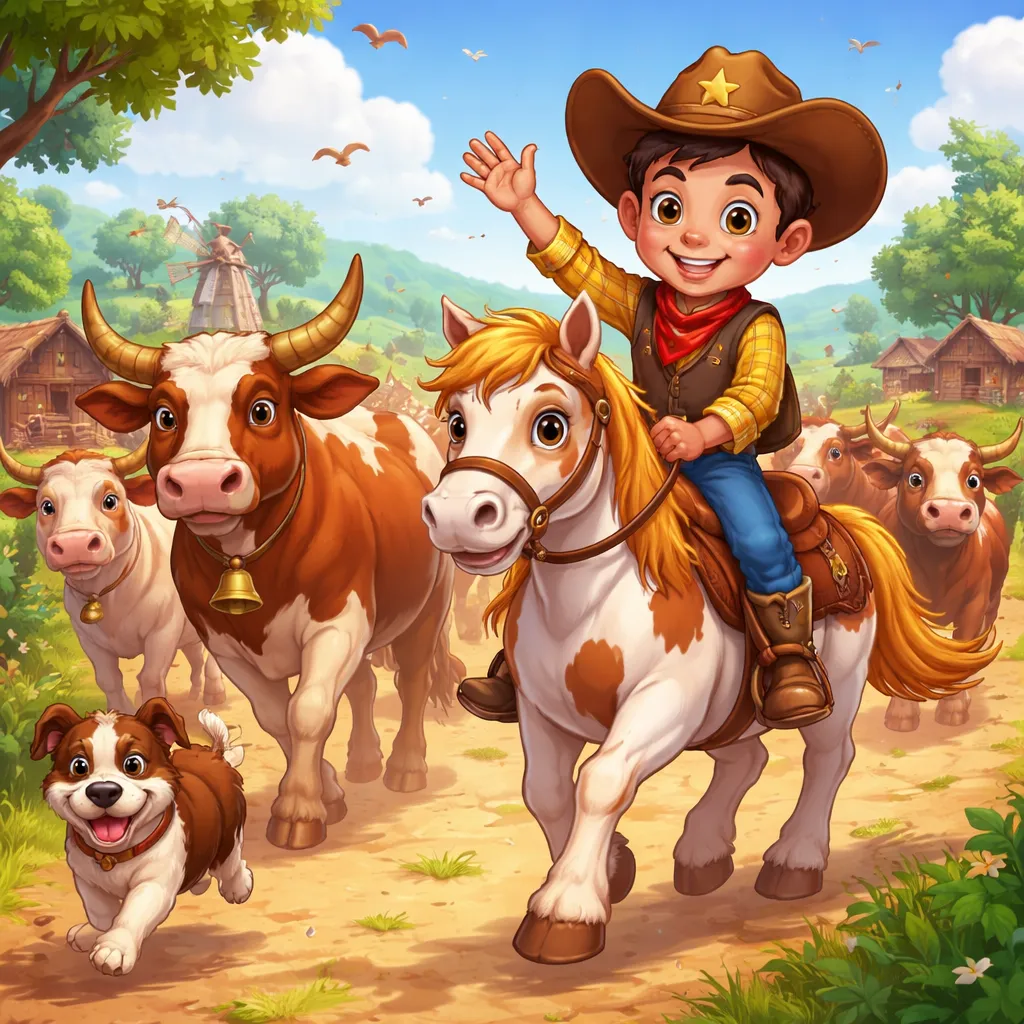 Siapa yang Memimpin Kawanan dalam Lagu Hindi: Koboi Kecil (काउबॉय)?