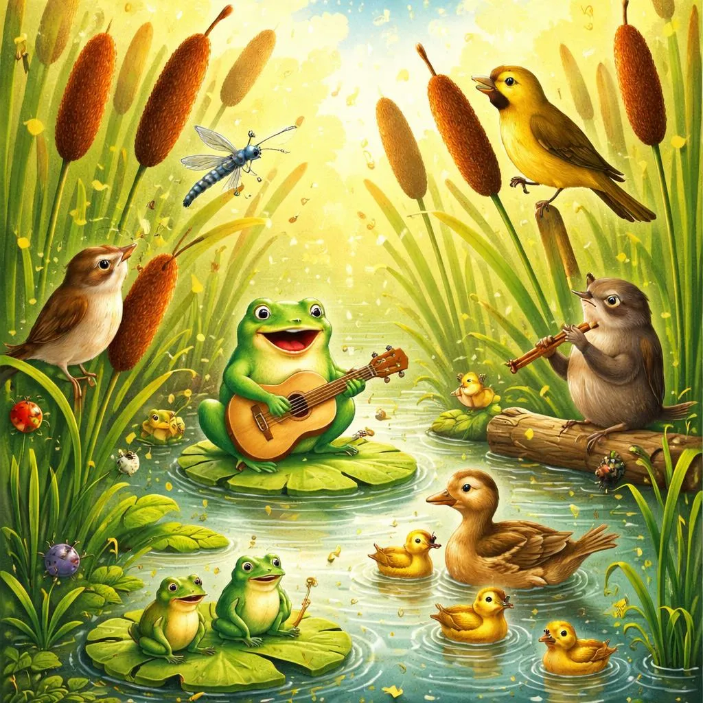 Siapa yang Membuat Musik di Rawa? Mari Belajar tentang Tanaman Gelagah!