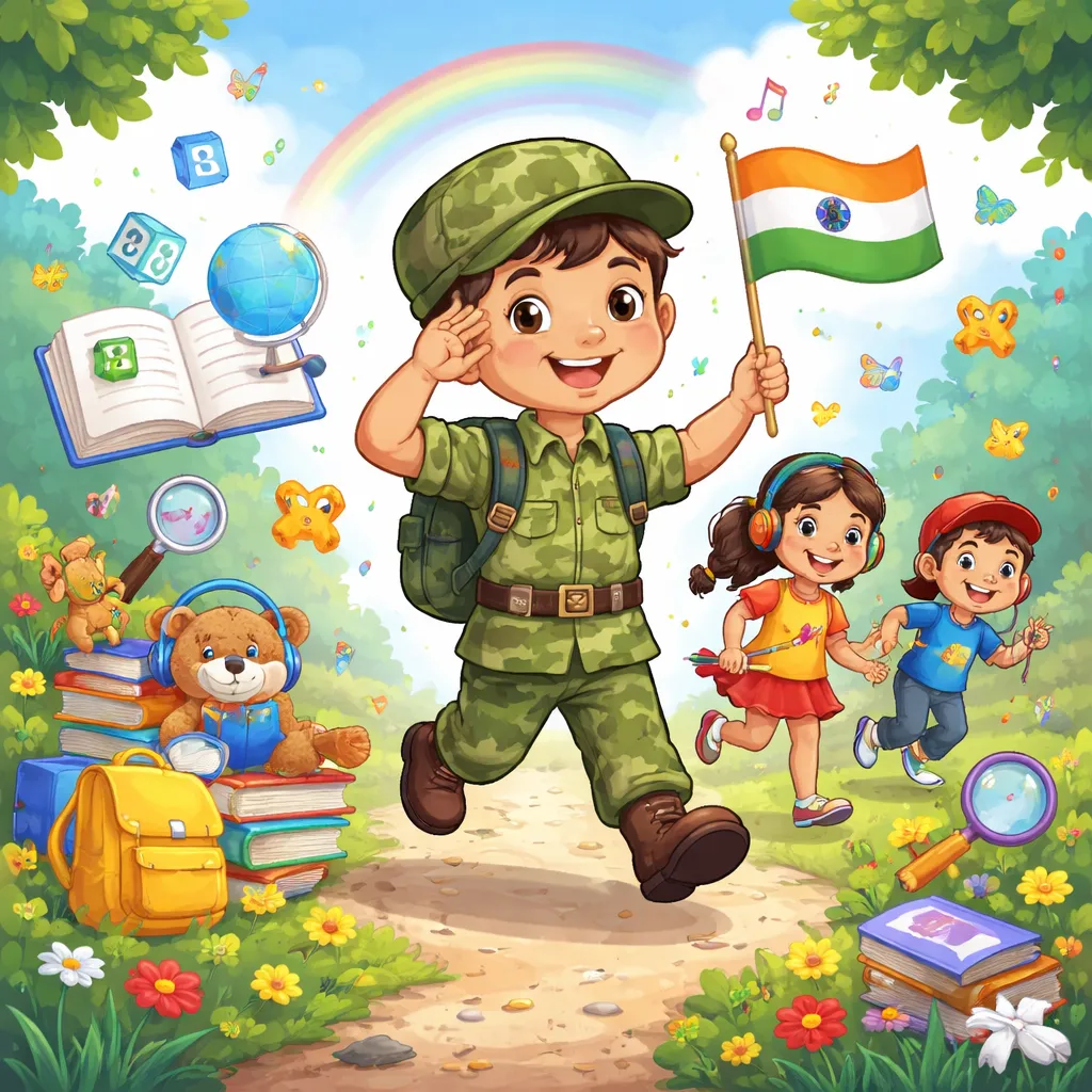 為何像「我是小士兵 (नन्हा मुन्ना राही हूँ)」這樣的印地語歌曲能啟發您孩子的英語學習之旅