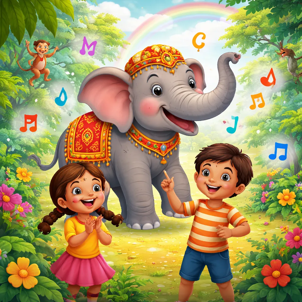 為什麼像「小象 (हाथी राजा)」這樣的印地語歌曲可以教您的孩子關於力量和英語發音