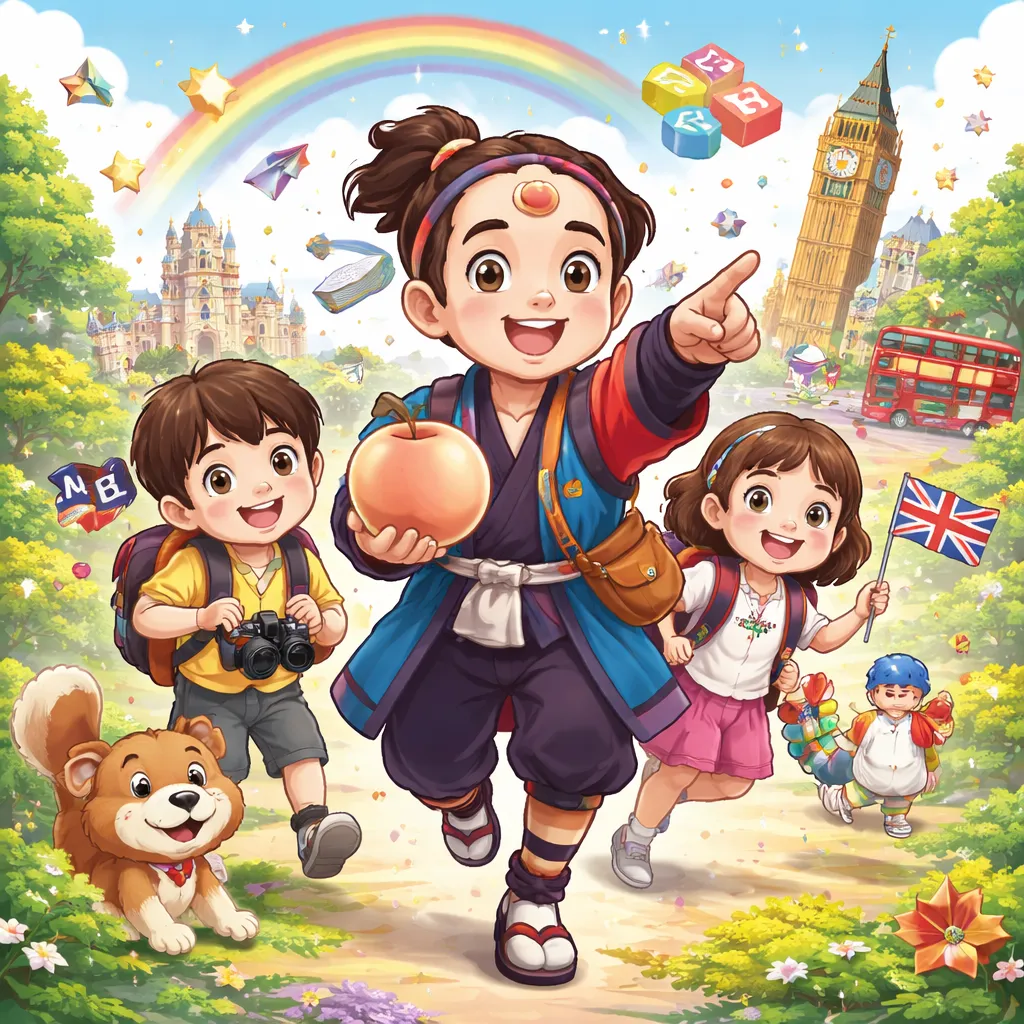 Why a Japanese Song Like “The Peach Boy (桃太郎)” Can Inspire Your Child’s English Learning Adventure?