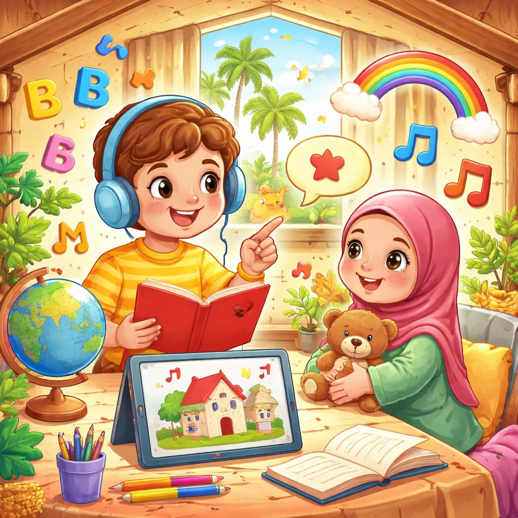 ¿Por qué una canción árabe como “La Casita (البيت الصغير)” puede hacer que el aprendizaje de inglés de tu hijo se sienta como en casa?