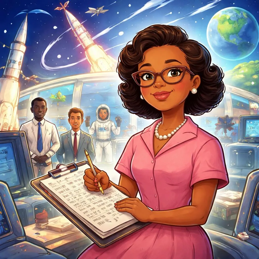 Why Did NASA Trust Katherine Johnson to Calculate Their Space Flights? A Celebrity Story for Kids