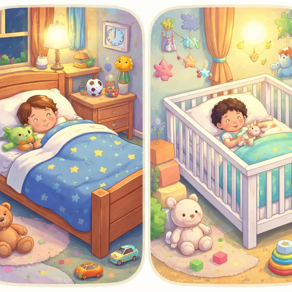 Mengapa “bed to, cot to” Menggambarkan Ruang Tidur yang Berbeda dalam Bahasa Inggris Sehari-hari untuk Anak-anak?