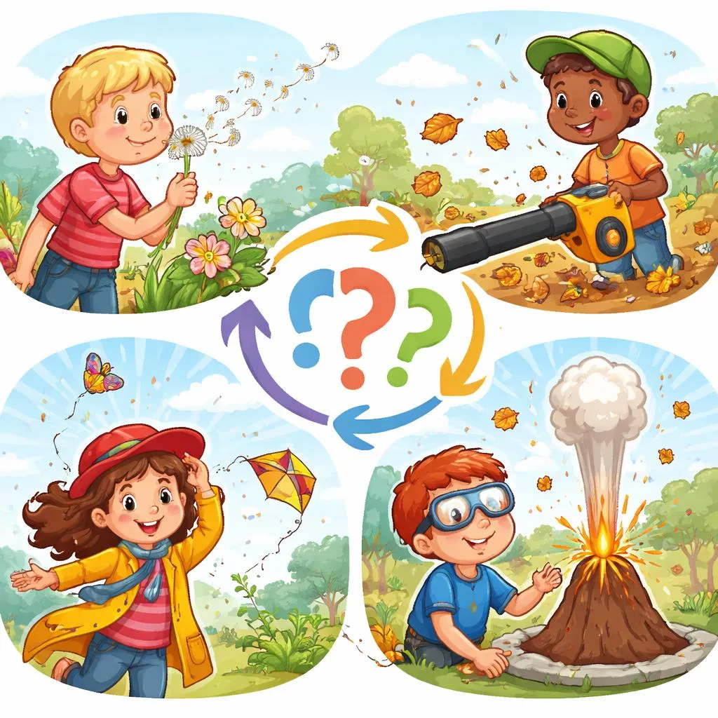 Why Do blow, blower, blowing, blown Change Meaning Across Different English Word Forms for Children?