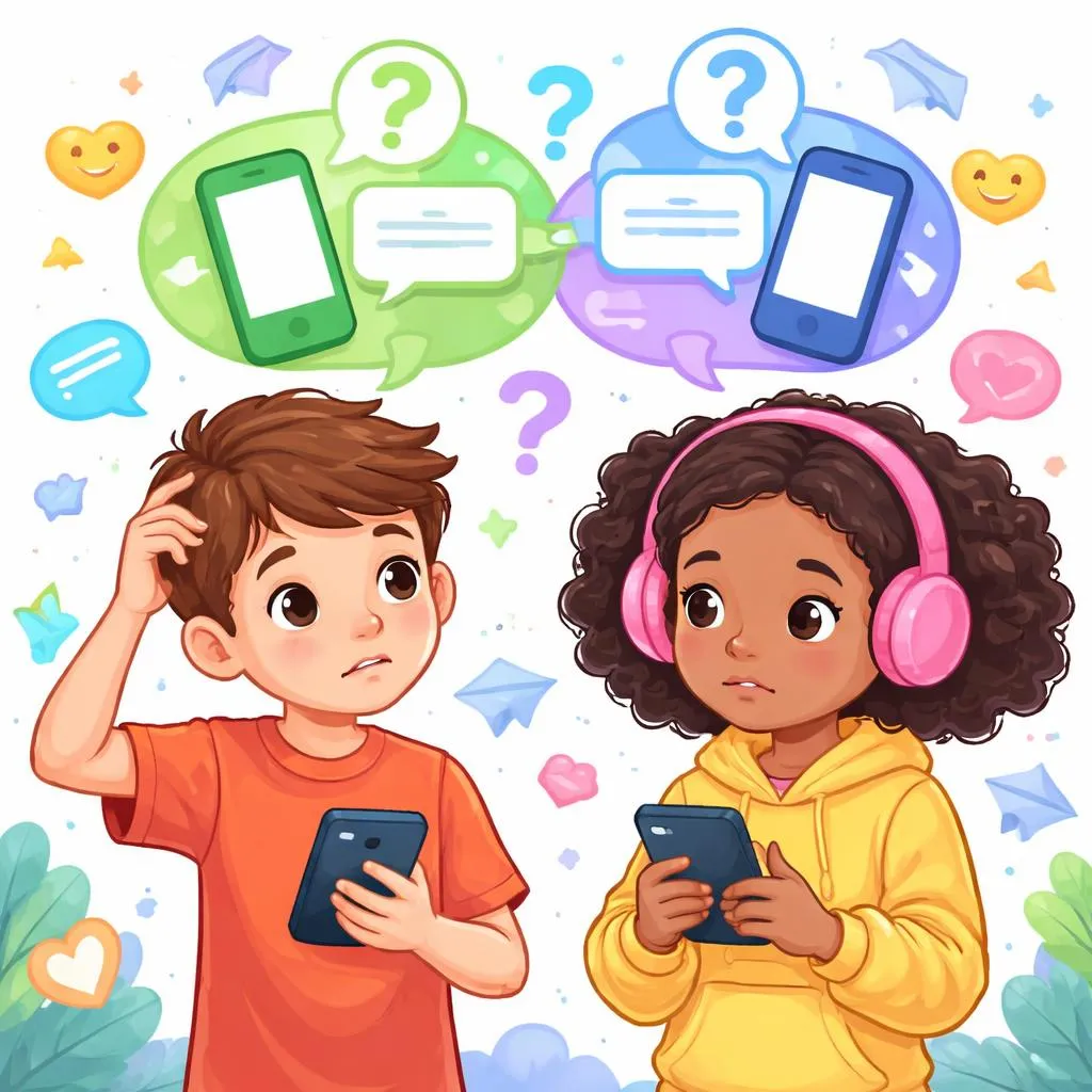 Why Do Children Confuse “message to, text to” So Often During Everyday English Conversations Online?
