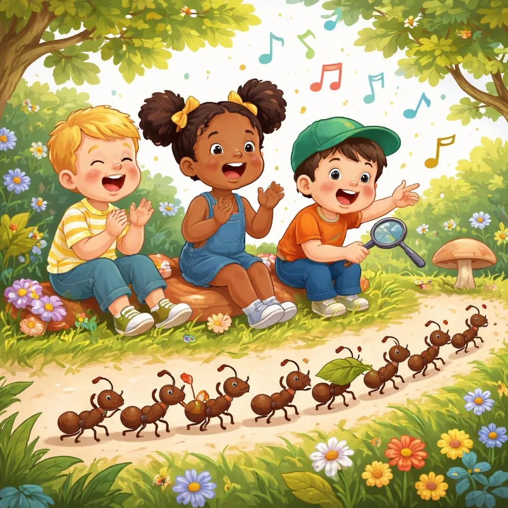 কেন শিশুরা 'এক এক করে পিঁপড়া চলেছে' গানটি ভালোবাসে?