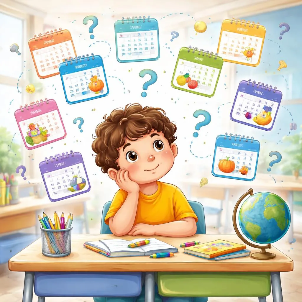 Mengapa Anak-Anak Bertanya "Berapa Bulan dalam Satu Tahun Ajaran?"