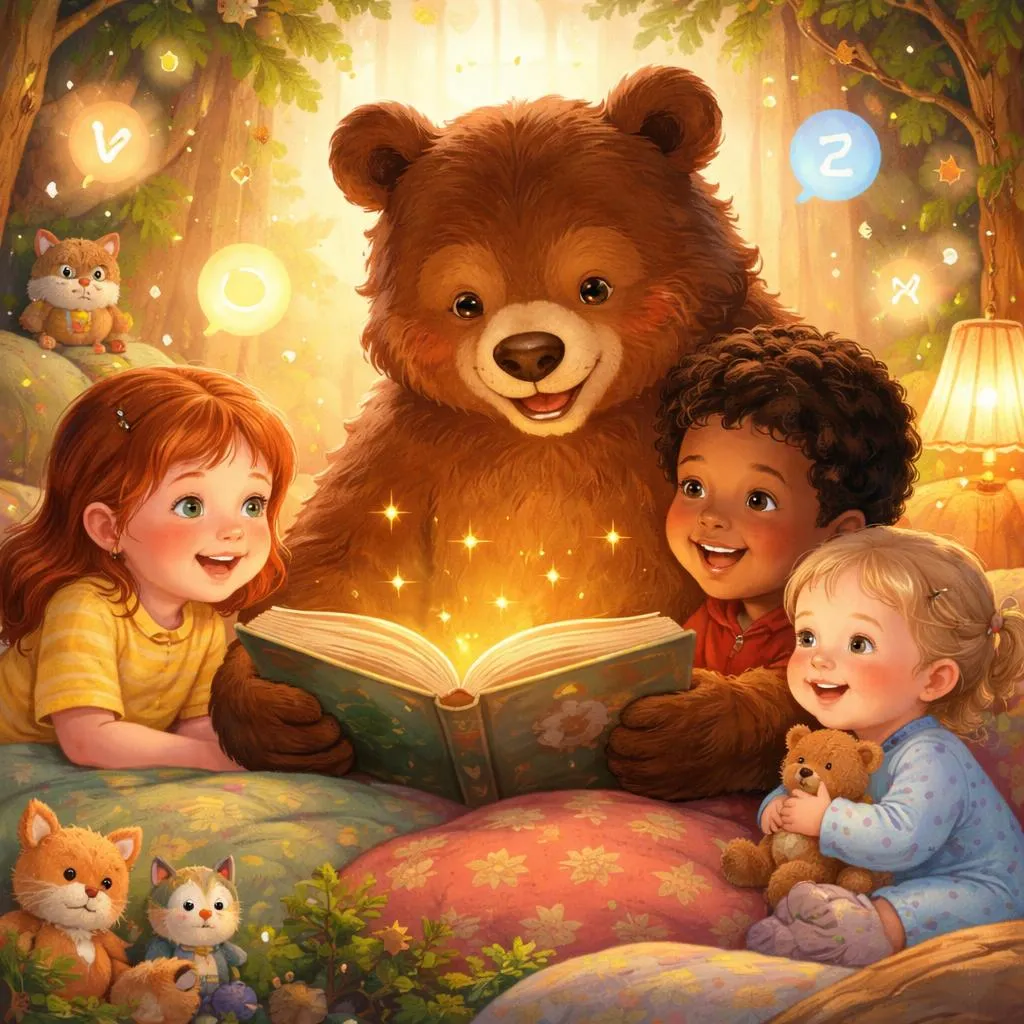 Why Do Children's Bear Stories Captivate Young Readers and Aid Language Development?