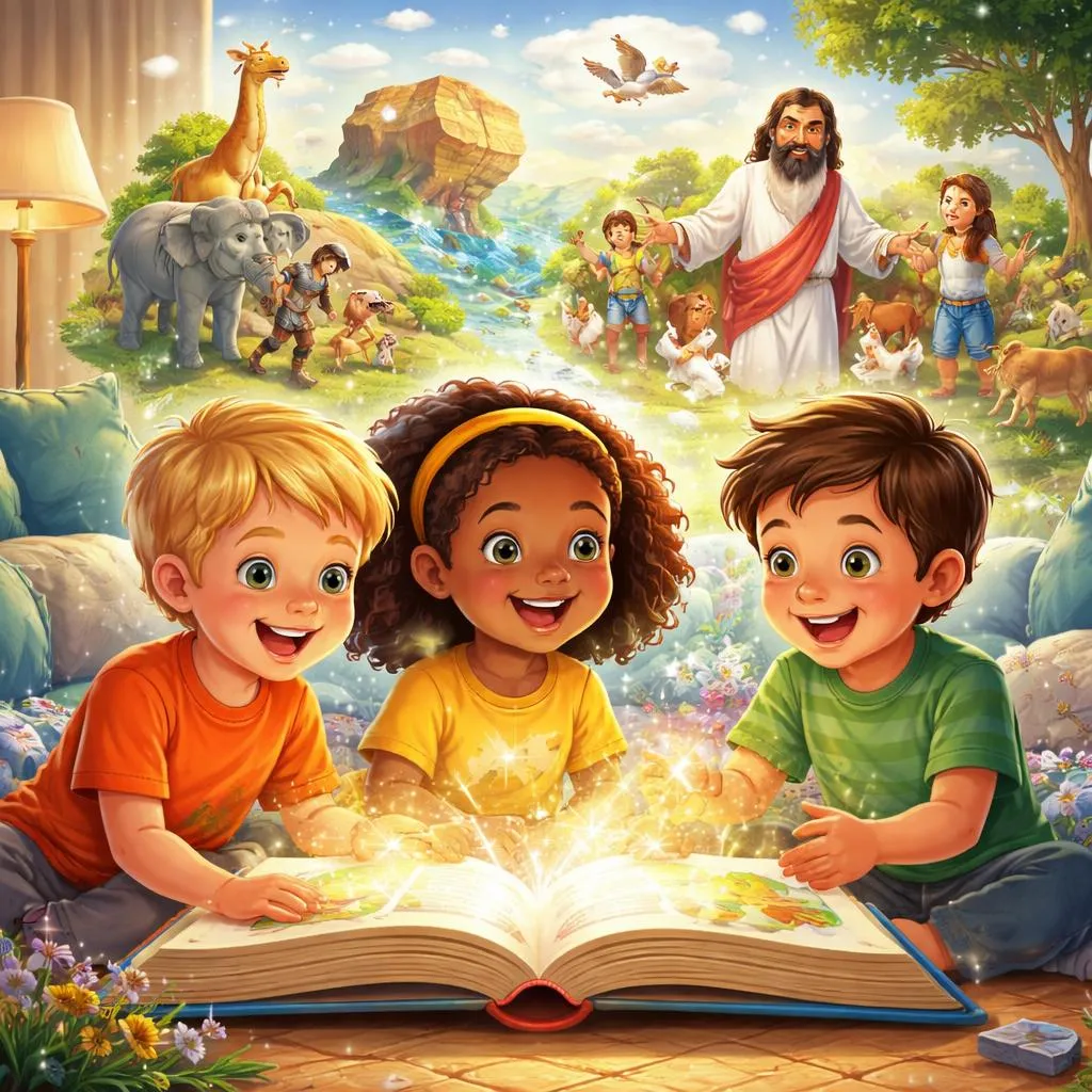 Why Do Children's Bible Stories Illustrated Capture Young Hearts and Minds?