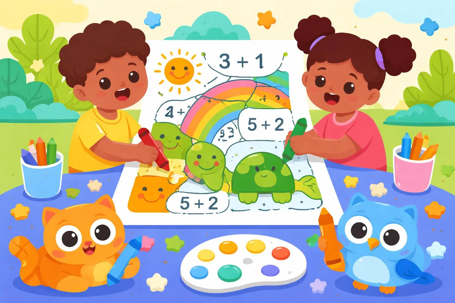 Math Work Do Why Do Coloring Math Worksheets Make Addition Practice Feel Like a ...