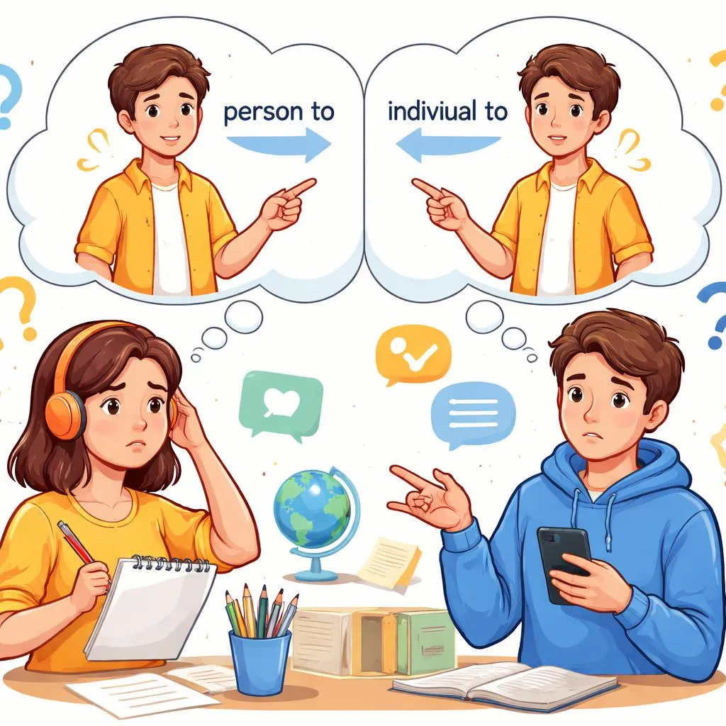 Why Do English Learners Confuse “person to, individual to” in Everyday Reading and Speaking Situations?