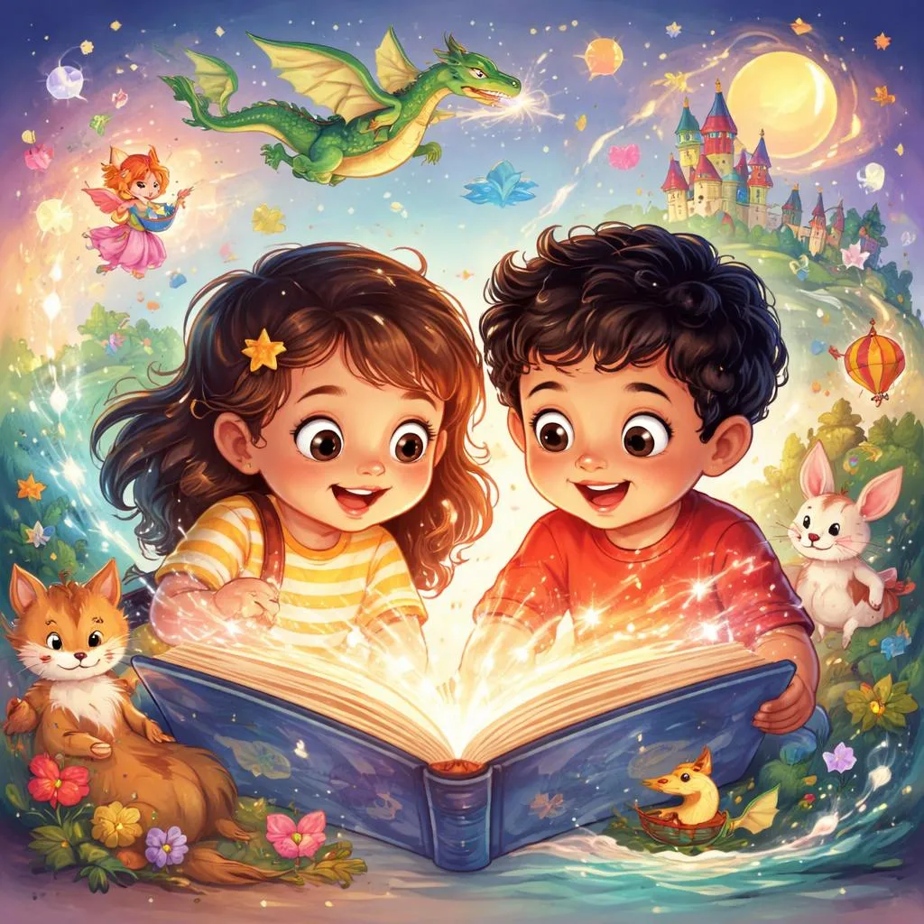 Why Do Illustrated Children's Stories Capture Attention So Effectivel?