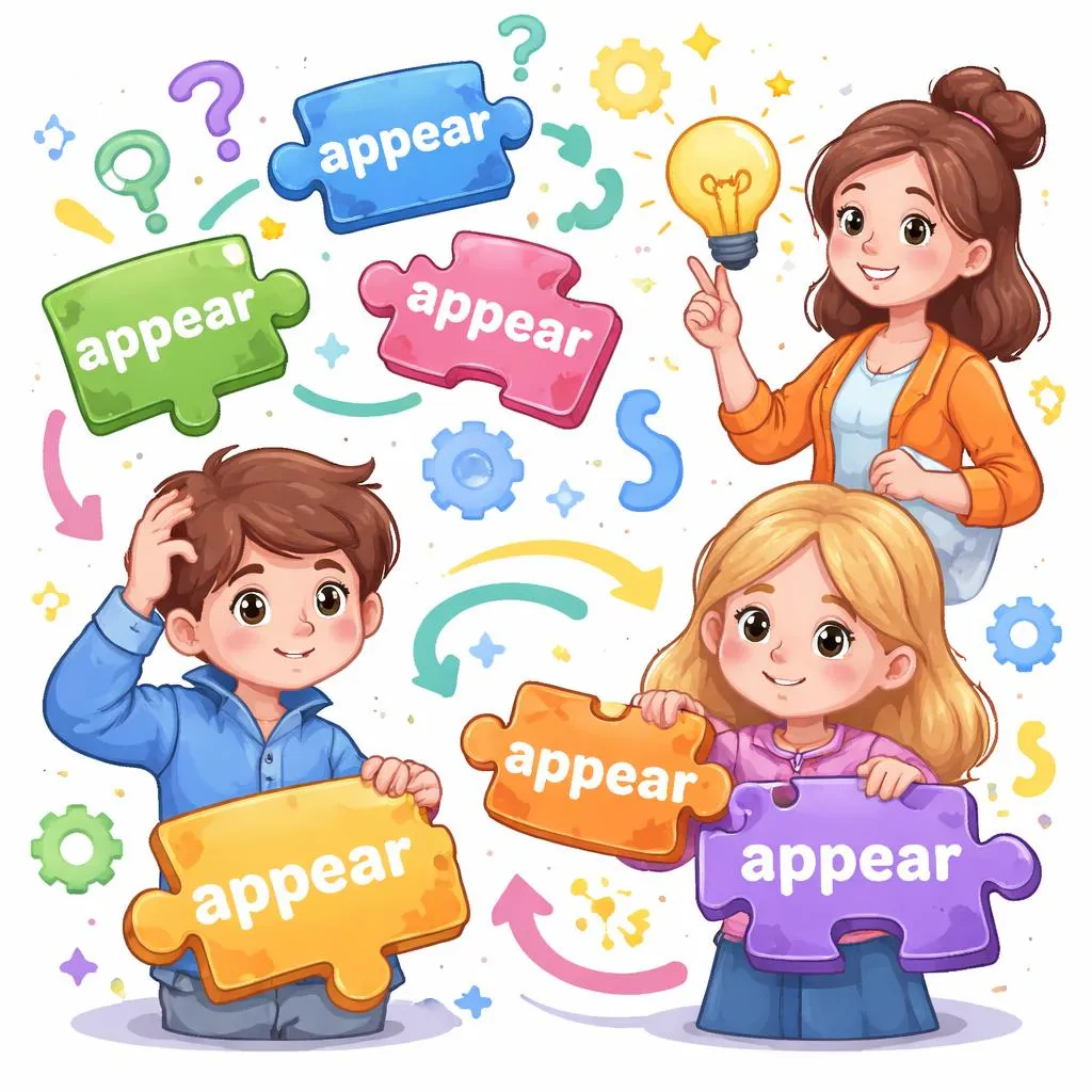 为什么孩子们会混淆 Appear、Appearance、Appearing、Appeared 和 Appears，以及如何纠正？