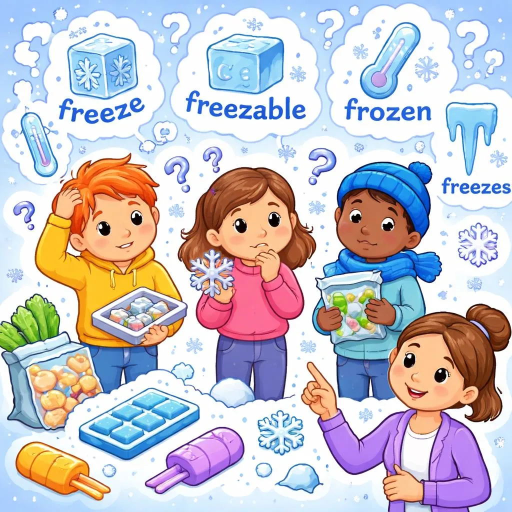 Why Do Kids Mix Up Freeze Freezing Frozen Freezes And Freezable And How To Fix It?