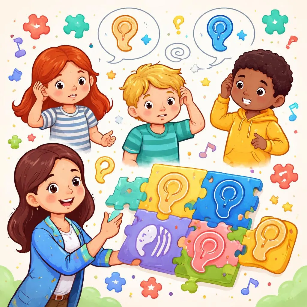 Mengapa Anak-Anak Mencampuradukkan Hear, Hearing, Heard, Hears, Dan Hearer Dan Bagaimana Cara Memperbaikinya?