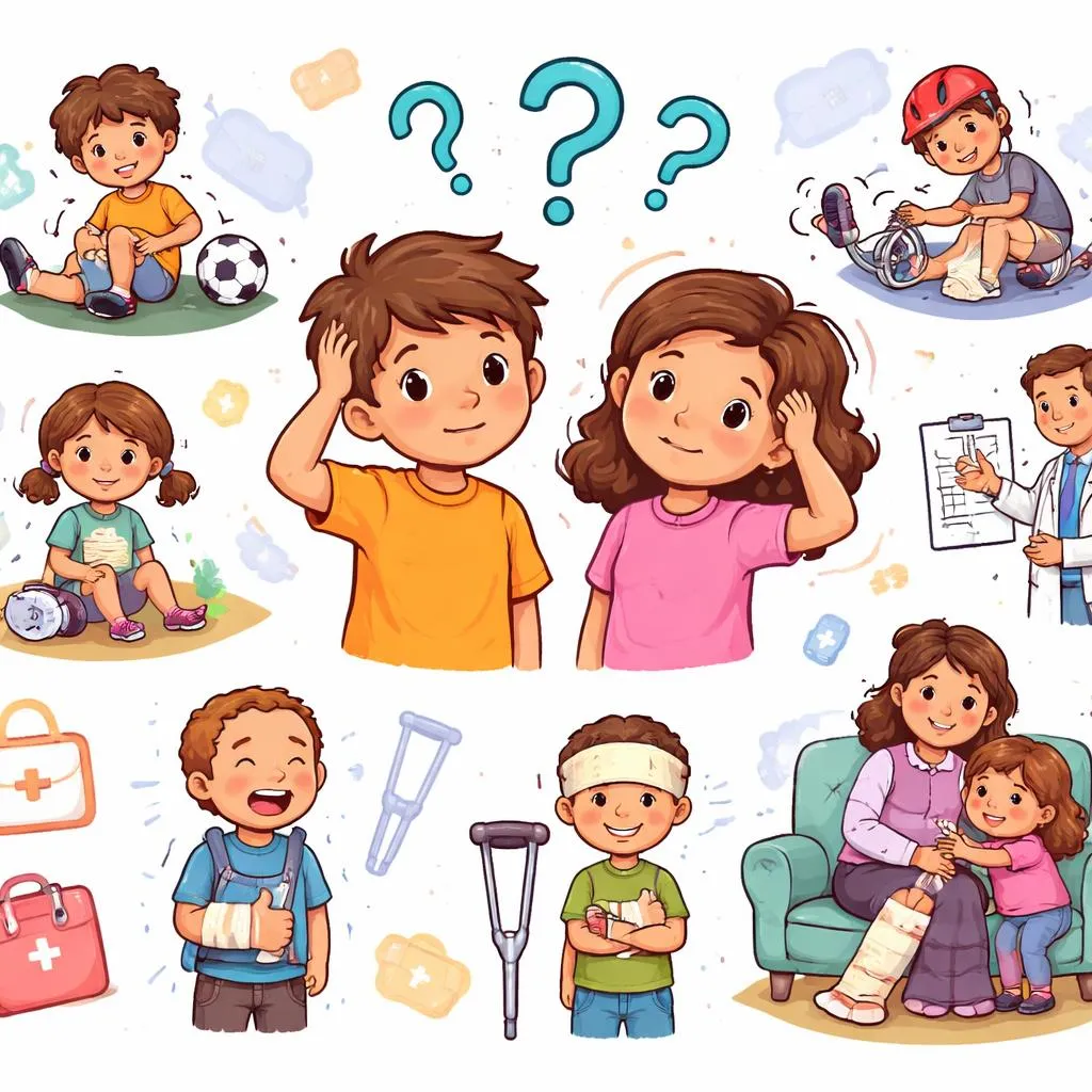 為什麼孩子們會混淆 Injure, Injury, Injuring, Injured, Injures 和 Injurer,以及如何糾正?