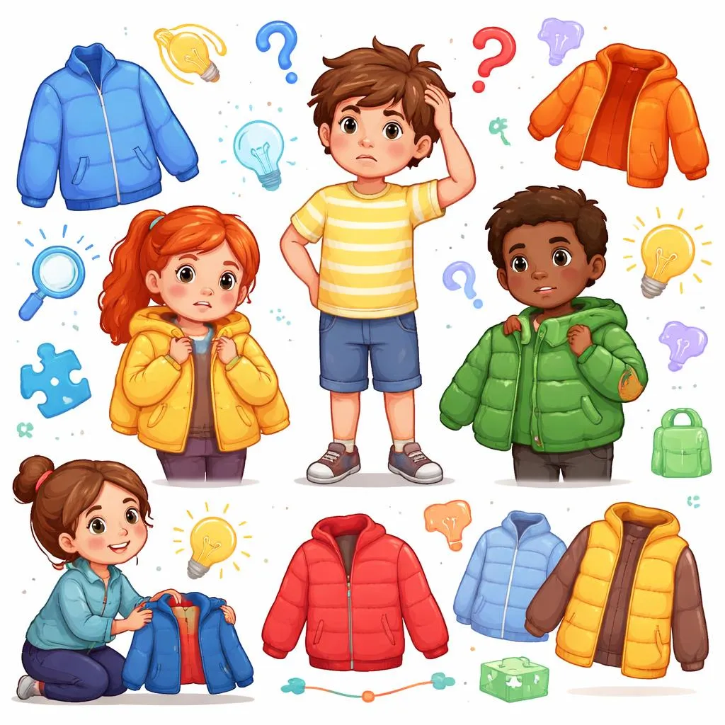 Pourquoi les enfants confondent-ils 'jacket', 'jacketed', 'jacketing' et 'jacketless' et comment y remédier ?