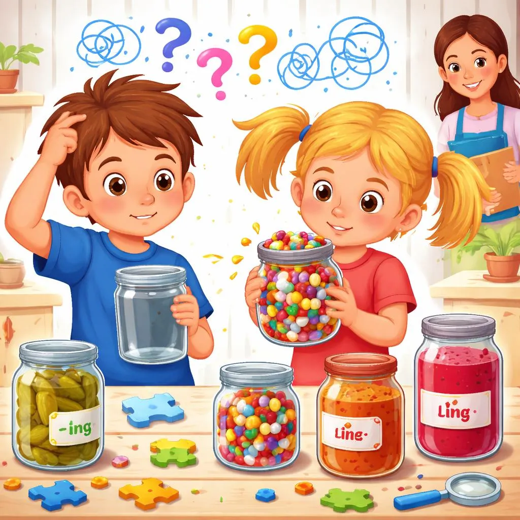 Pourquoi les enfants confondent-ils "jar", "jarring", "jarful" et "jarred" et comment y remédier ?
