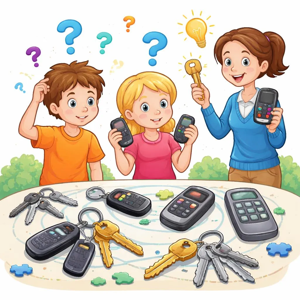 Pourquoi les enfants confondent-ils key, keyed, keying et keyless et comment y remédier ?