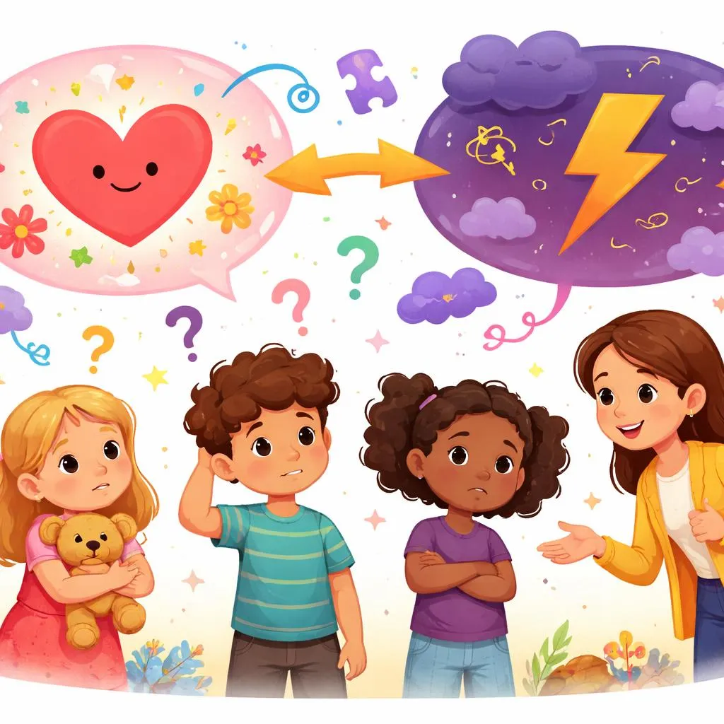 Pourquoi les enfants confondent-ils gentil, gentiment, gentillesse et méchant et comment y remédier ?