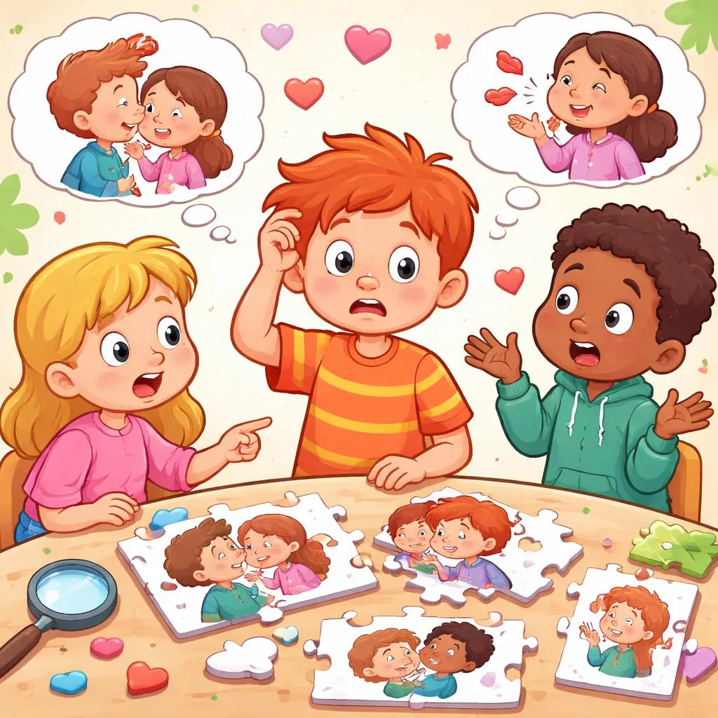 Pourquoi les enfants confondent-ils « kiss », « kisser », « kissing » et « kissed » et comment y remédier ?
