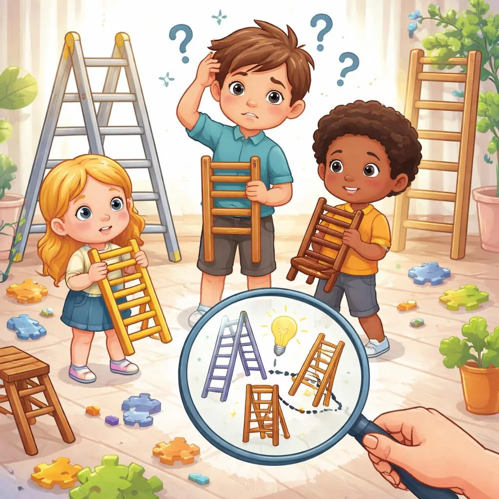 Pourquoi les enfants confondent-ils échelle, escalade, en forme d'échelle et dos d'échelle et comment y remédier ?