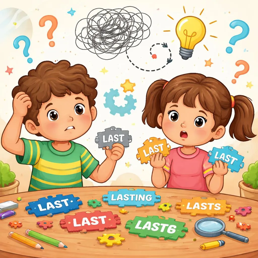 Mengapa Anak-Anak Mencampuradukkan Last Lasting Lasted Lasts Dan Laster Dan Bagaimana Cara Memperbaikinya?