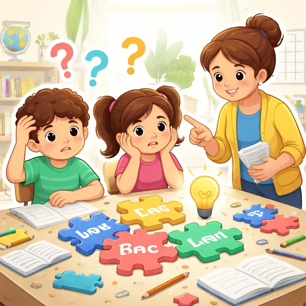 为什么孩子们会混淆 less、lessen、lesser 和 lesson,以及如何纠正?