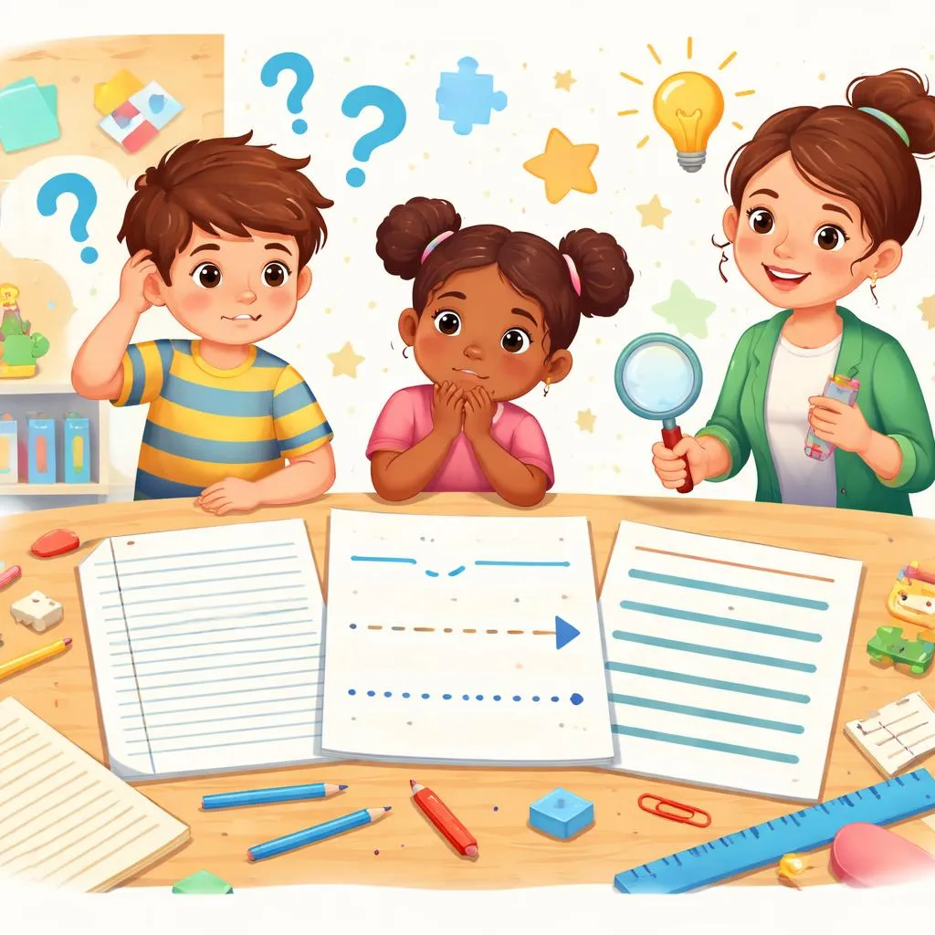 Pourquoi les enfants confondent-ils les mots « line », « linear », « lining » et « lined » et comment y remédier ?